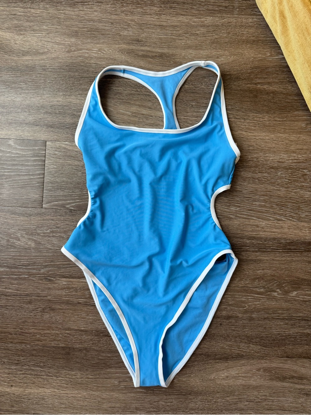 wild fable Blue One-Piece with White Trim